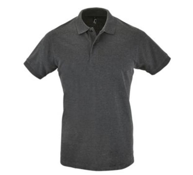 POLO DE TRAVAIL HOMME MANCHES COURTES 180 G GRIS FONCE T. 3XL
