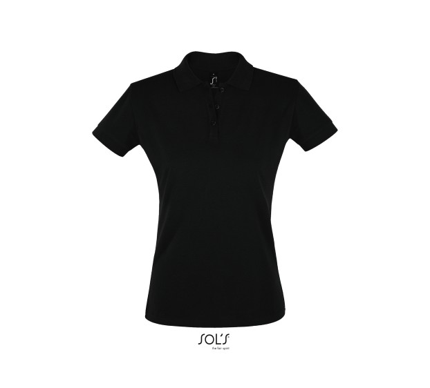 POLO DE TRAVAIL FEMME MANCHES COURTES 189 G NOIR