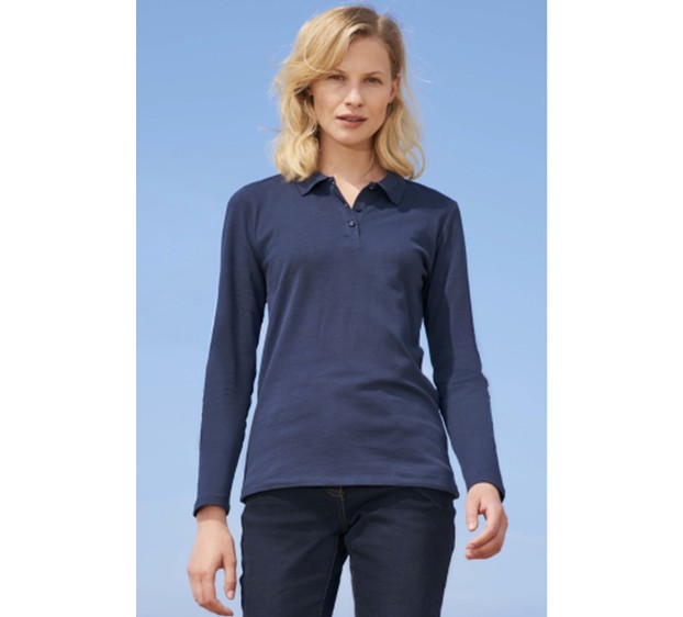 POLO FEMME MANCHES LONGUES FRENCH NAVY 