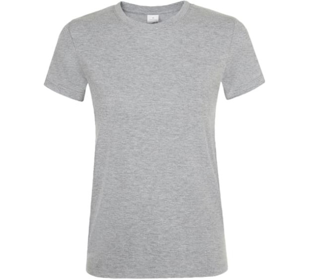 T-SHIRT FEMME MC GRIS CHINE