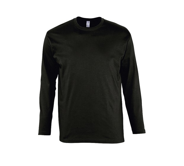 T-SHIRT DE TRAVAIL MANCHES LONGUES 150 G NOIR T.3XL