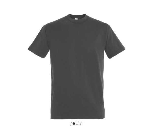 T-SHIRT DE TRAVAIL MANCHES COURTES 190 G GRIS PUR T. 5XL