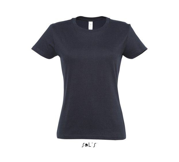 T-SHIRT F MC 190G MARINE 