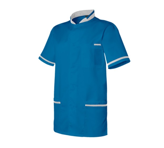 TUNIQUE INFIRMIER HOMME ANGE BLEU HOPITAL/BLANC