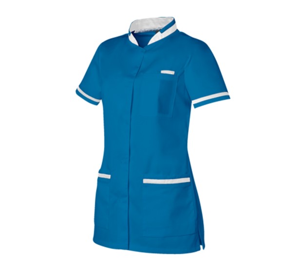 TUNIQUE INFIRMIÈRE FEMME ANGELE BLEU HOPITAL/BLANC