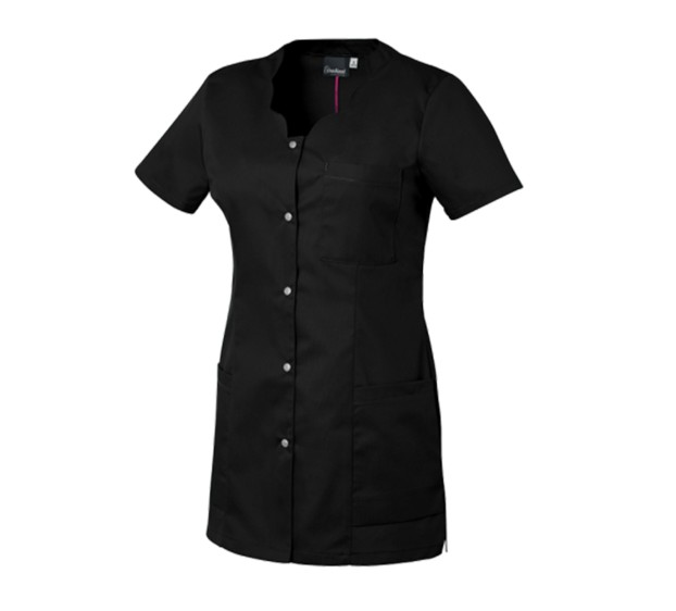 TUNIQUE PROFESSIONNELLE FEMME ADELAIDE NOIR FONCE 