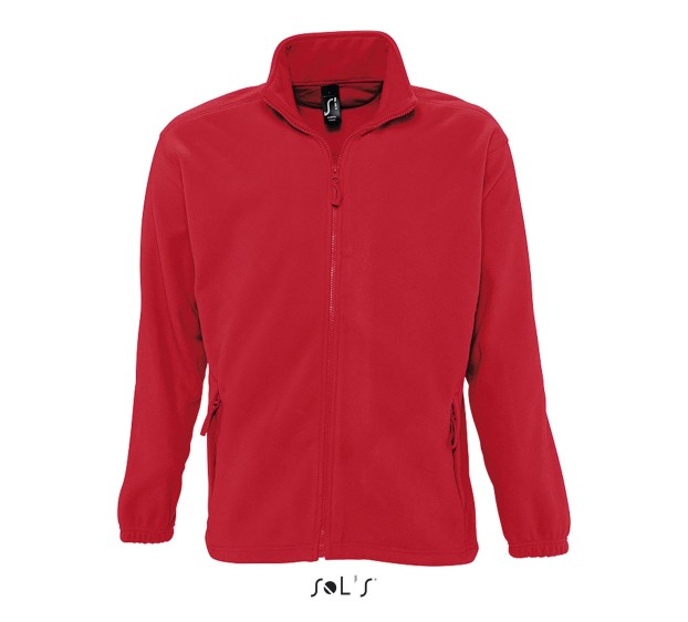 FLEECE VEST VOOR HEREN - Rood 