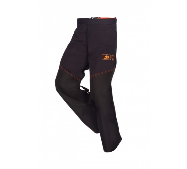 JAMBIERES ANTI-COUPURE DE DEBROUSSAILLAGE GREENCLIPPER ANTHRACITE/ORANGE FLUO