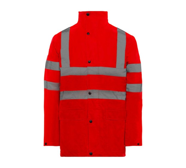 VESTE DE PLUIE EVERGLADES ROUGE HAUTE VISIBILITE T.5XL