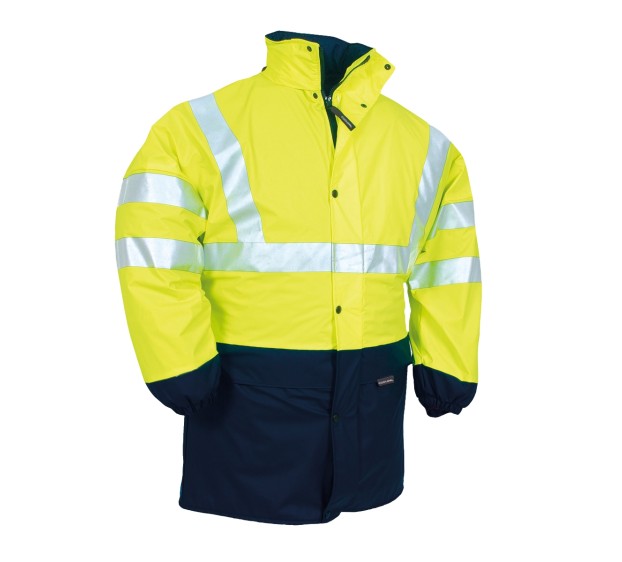 Vest mADUO   Fluo geel/Donkerb 