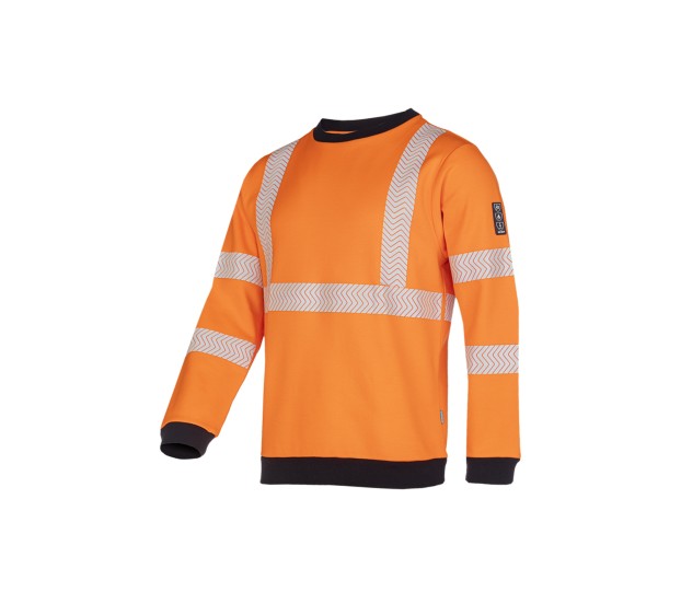 SWEAT RÉFLÉCHISSANT KUROW ORANGE FLUO/MARINE