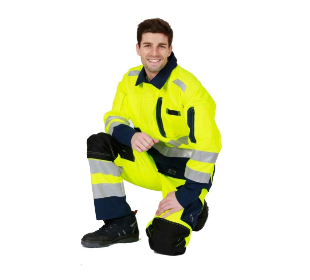 BROEK ROADY   Fluo geel/Donker 