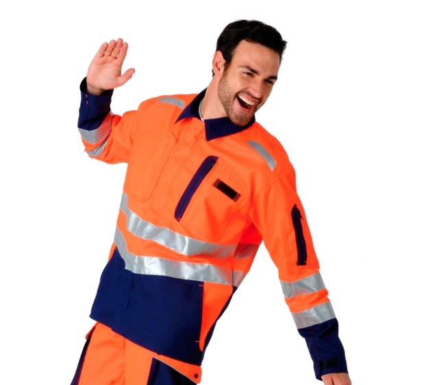 VEST ROADY   Fluo oranje/Donke 