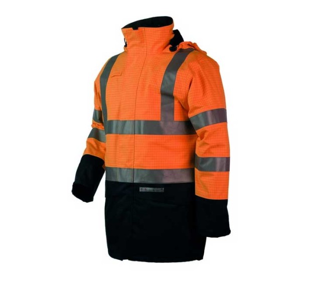 PARKA HEDLAND Fluo oranje/Donk 