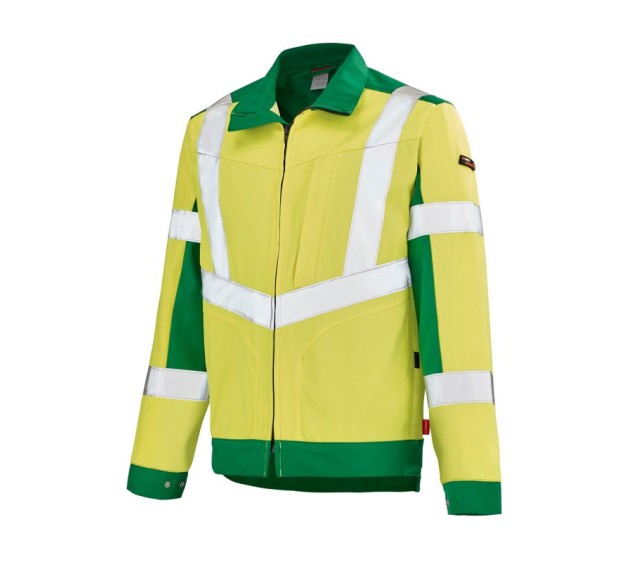 JAS 3HVI   Fluo geel/Alpengroe 