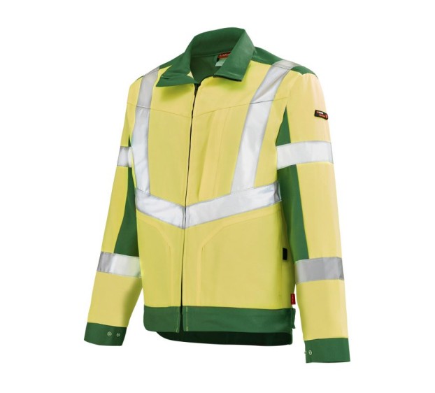 JAS 3HVI   Fluo geel/Donkergro 