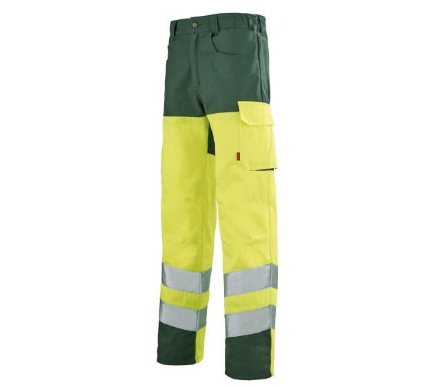 BROEK 1HVI    Fluo geel/Donker 