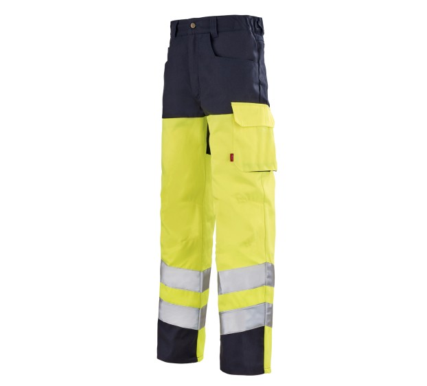 BROEK 1HVI    Fluo geel/Donker 