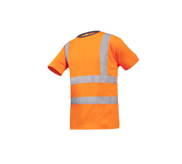 T-SHIRT SALERNO   Fluo oranje 