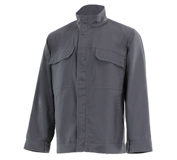 VEST ZIP C/P: Convoy-grijs 