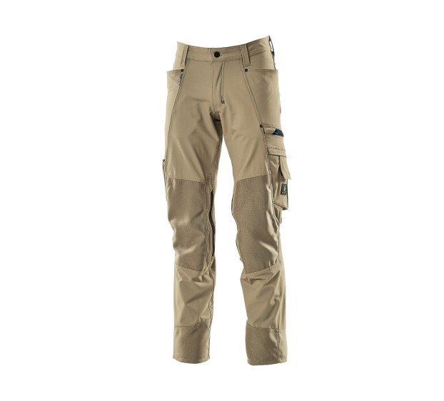 PANTALON DE TRAVAIL HOMME/FEMME ADVANCED AVEC POCHES SABLE CLAIR 