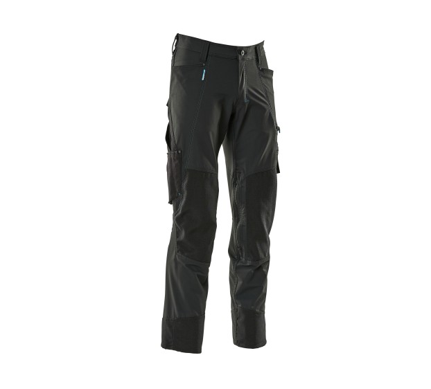 PANTALON DE TRAVAIL HOMME/FEMME ADVANCED AVEC POCHES NOIR T.58/C64