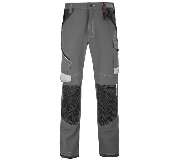 PANTALON DE TRAVAIL HOMME/FEMME RULLER LX CHARCOAL/NOIR 