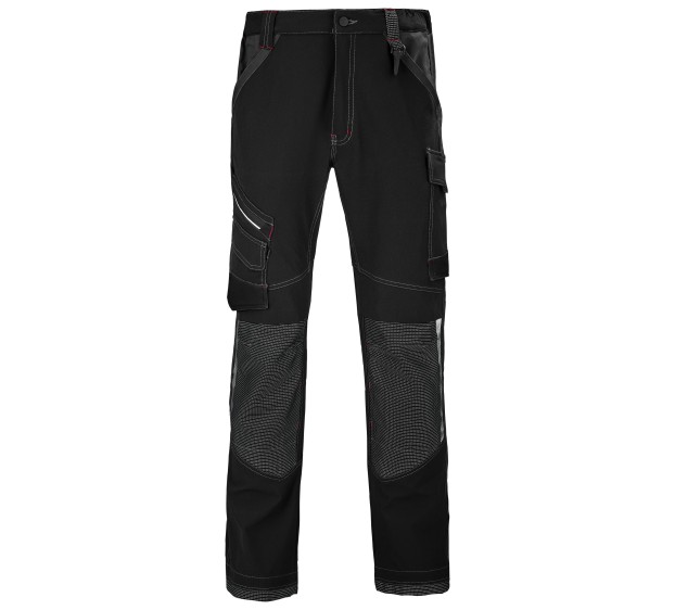 PANTALON DE TRAVAIL HOMME/FEMME RULLER LX NOIR/NOIR 