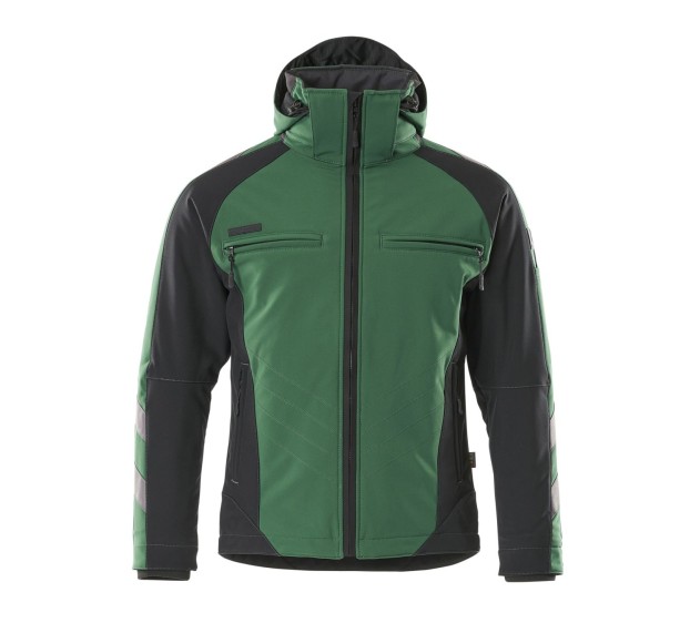 VESTE DE TRAVAIL HOMME/FEMME DARMSTADT VERT BOUTEILLE/NOIR 