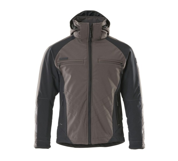 VESTE DE TRAVAIL HOMME/FEMME DARMSTADT ANTHRACITE FONCE/NOIR 