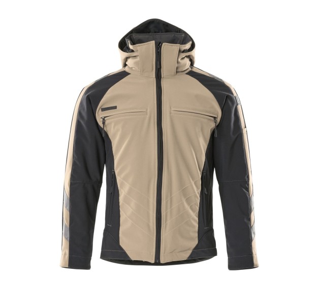 VESTE DE TRAVAIL HOMME/FEMME DARMSTADT SABLE CLAIR/NOIR 
