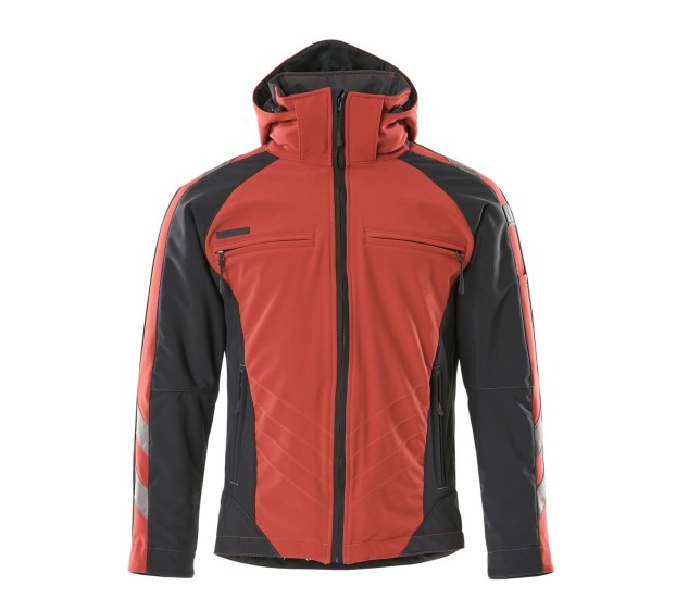 VESTE DE TRAVAIL HOMME/FEMME DARMSTADT ROUGE/NOIR