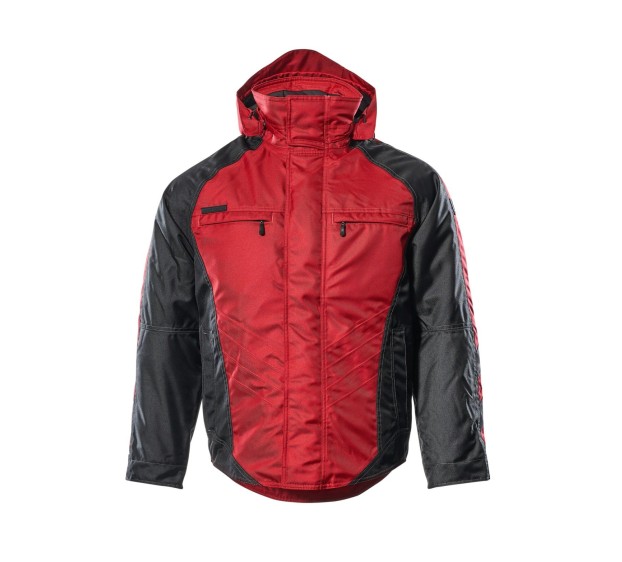 VESTE HIVER DE TRAVAIL HOMME/FEMME FRANKFURT ROUGE/NOIR