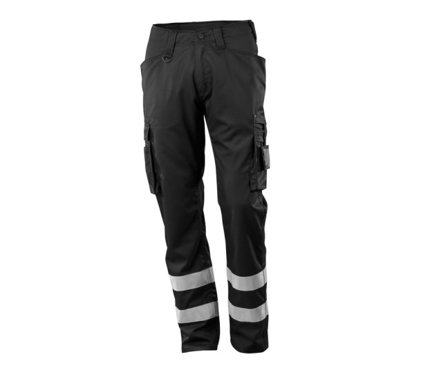 PANTALON AGENT DE SÉCURITE INCENDIE FRONTLINE NOIR T.66/C68