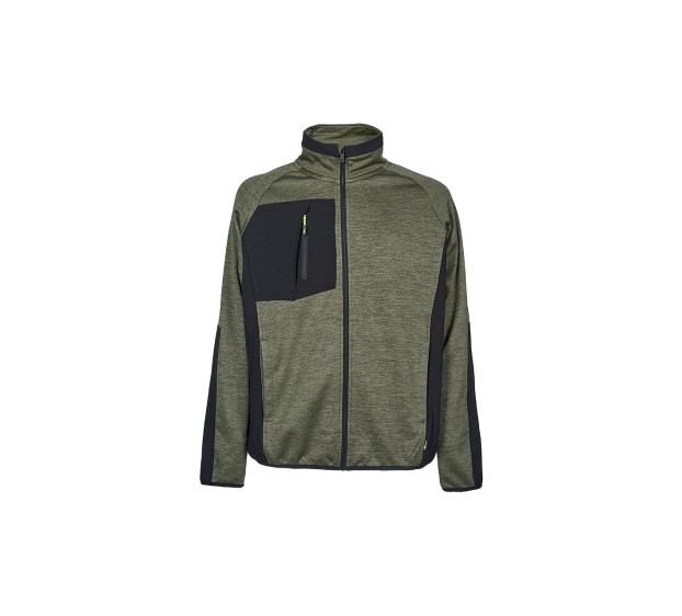 VESTE ZIPPE HULL DARK GREEN 