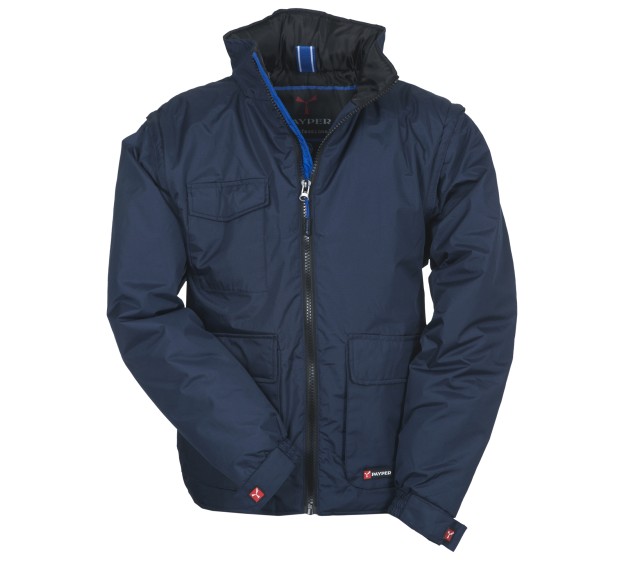 BLOUSON CHAUD DE TRAVAIL HOMME/FEMME ESCAPE BLEU NUIT/BLEU ROI