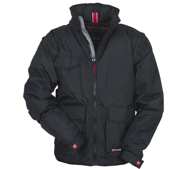 BLOUSON CHAUD DE TRAVAIL HOMME/FEMME ESCAPE NOIR/GRIS ACIER 