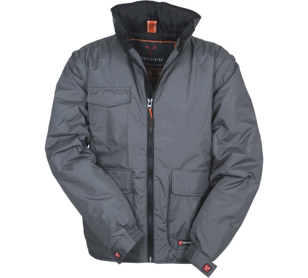 BLOUSON CHAUD DE TRAVAIL HOMME/FEMME ESCAPE FUMEE/NOIR