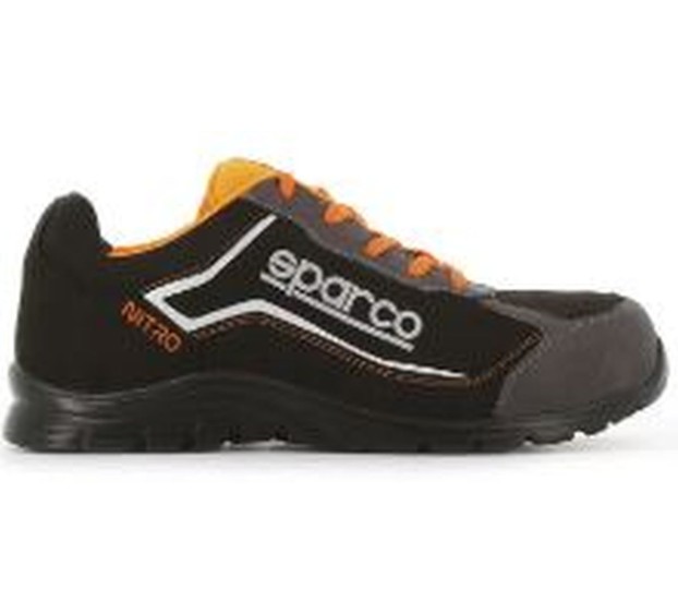 CHAUSSURES DE SÉCURITÉ BASSES S3 HOMME SPARCO NITRO DIDIER NOIR/ORANGE