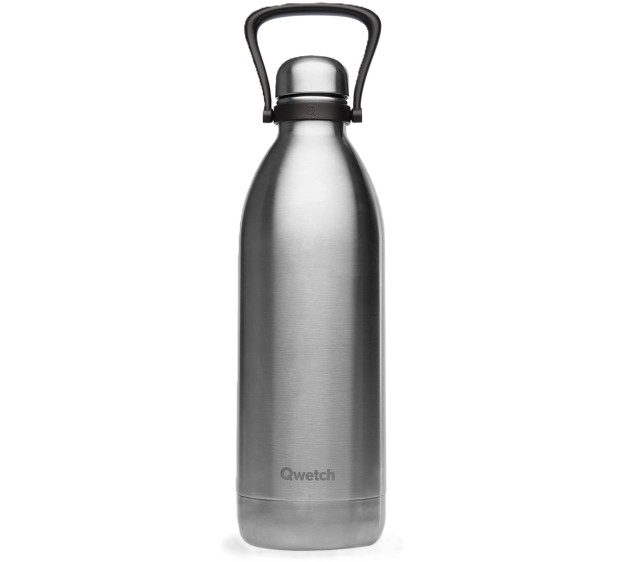 BOUTEILLE ISOTHERME 2000 ML TITAN INOX BROSSE