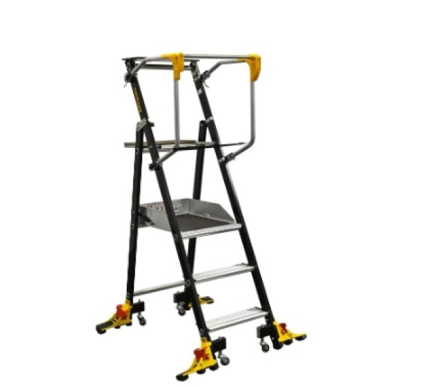 PLATEFORME INDIVIDUELLE ROULANTE PROFESSIONNELLE STEPPER 3 MARCHES - 0,69 M