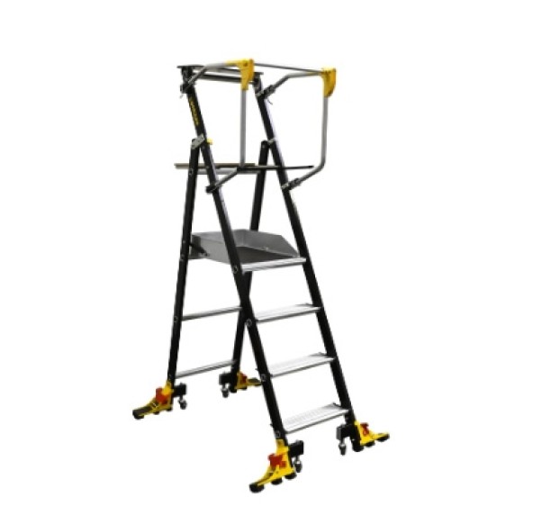 PLATEFORME INDIVIDUELLE ROULANTE PROFESSIONNELLE STEPPER 4 MARCHES - 0,94 M