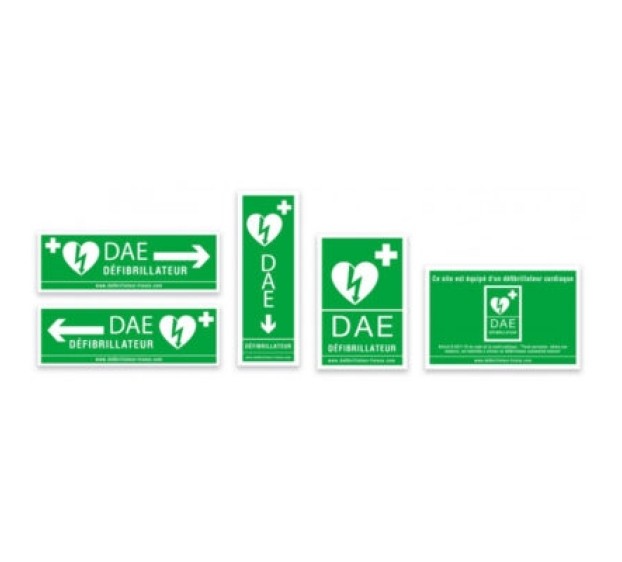 STICKER DEFIBRILLATOR 