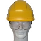 CASQUE DE CHANTIER IRIS 2 AVEC PORTE-BADGE JAUNE