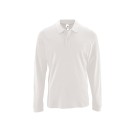 POLO DE TRAVAIL HOMME MANCHES LONGUES BLANC