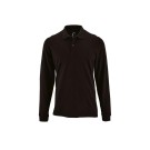 POLO DE TRAVAIL HOMME MANCHES LONGUES NOIR T.3XL