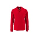 POLO DE TRAVAIL HOMME MANCHES LONGUES ROUGE