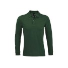 POLO DE TRAVAIL HOMME MANCHES LONGUES VERT BOUTEILLE