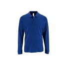 POLO DE TRAVAIL HOMME MANCHES LONGUES BLEU ROYAL