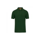 POLO DE TRAVAIL HOMME MANCHES COURTES ECO-RESPONSABLE VERT FORET T.5XL